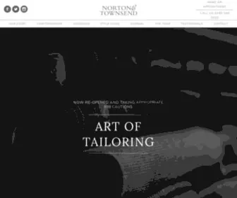 Nortonandtownsend.co.uk(Bespoke Suits) Screenshot