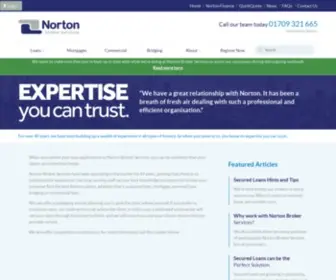 Nortonbrokerservices.co.uk(Loans, Personal, Bad Credit & Business) Screenshot