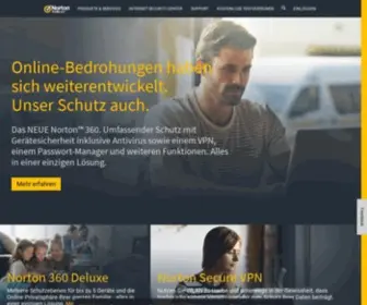 Norton.de(Officiële site) Screenshot