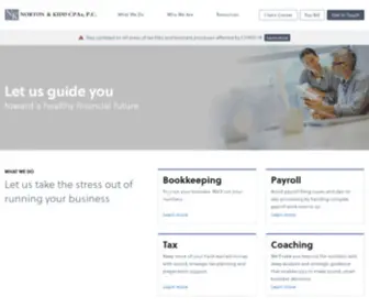 Nortonkidd.com(Norton & Kidd CPAs) Screenshot