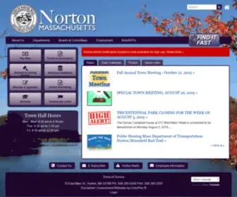Nortonma.org(Town of Norton MA) Screenshot
