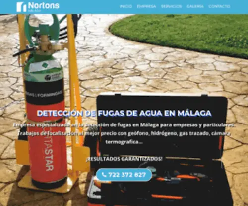 Nortonsmalaga.com(▷ Fugas de Agua Málaga) Screenshot