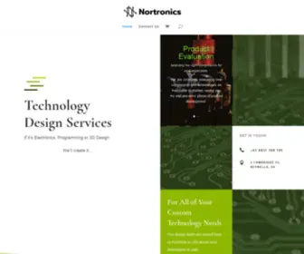 Nortronics.com.au(Technology Design Services) Screenshot