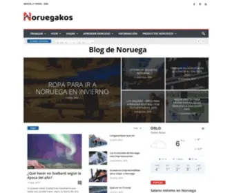 Noruegakos.com(En este blog encontraras una guía de todo un poco sobre Noruega) Screenshot