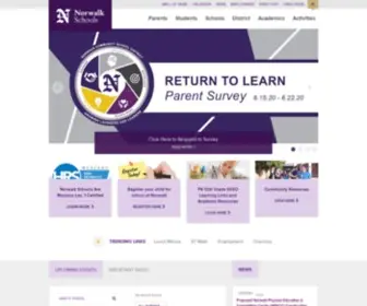 Norwalkschools.org(Norwalk Community School District) Screenshot