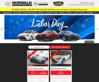 Norwalktoyota.com(Norwalk Toyota) Screenshot