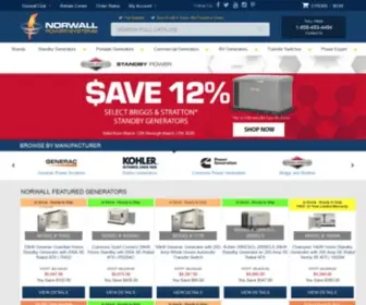 Norwall.com(Norwall PowerSystems) Screenshot
