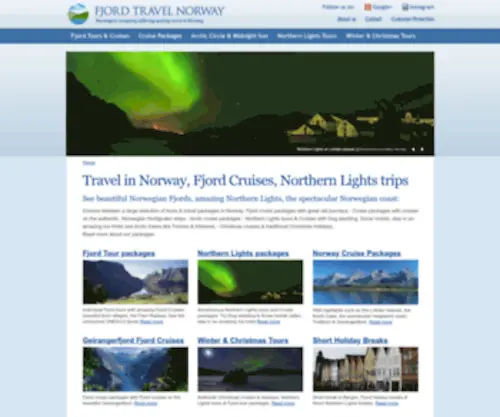 Norway-Travel.com(Fjord Travel Norway) Screenshot
