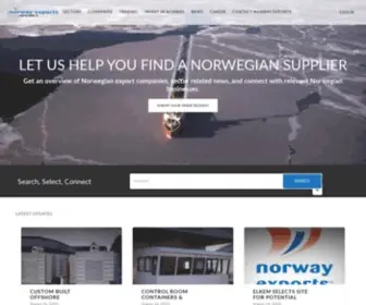 Norwayexports.no(Norwegian Export Companies) Screenshot