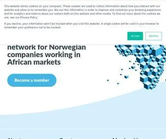 Norwegianafrican.no(Norwegian-African Business Association) Screenshot