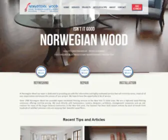 Norwegianwoodfloors.com(Norwegian Wood Floors) Screenshot