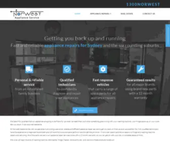 Norwestapplianceservice.com.au(Appliance Repairs Sydney) Screenshot