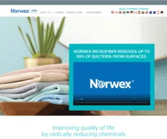 Norwex.com(Norwex Improving Quality of Life) Screenshot