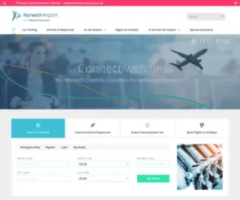 Norwichairport.co.uk(Norwich Airport) Screenshot