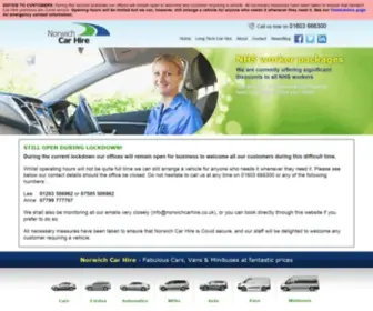 Norwichcarhire.co.uk(Norwich Car Hire) Screenshot