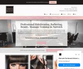 Norwichschoolofbeauty.co.uk(Hair Beauty Massage Courses) Screenshot