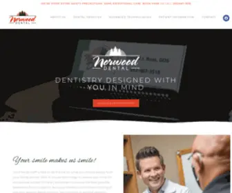Norwood-Dental.com(Best State Of The Art Dental Facility in Norwood) Screenshot