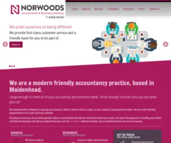 Norwoods-Accountancy.co.uk(Accountants in Maidenhead) Screenshot