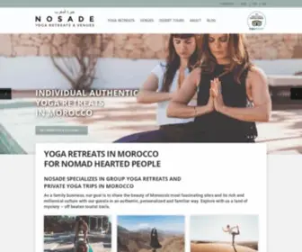 Nosade.com(MOROCCO YOGA RETREATS) Screenshot