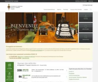 Noscommunes.ca(Bienvenue) Screenshot