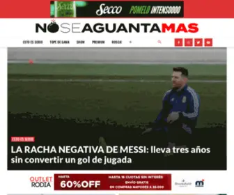 Noseaguantamas.com(Noticias sin anestesia) Screenshot