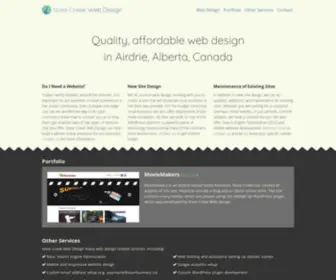 Nosecreekweb.ca(Nose Creek Web Design) Screenshot