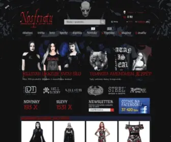 Nosferatu.cz(Underground & gothic shop) Screenshot