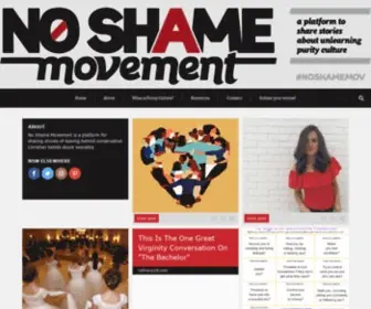 Noshamemovement.com(Noshamemovement) Screenshot