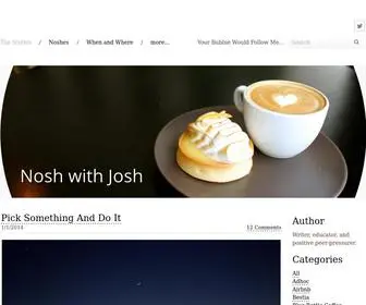 NoshwithJosh.com(The Stories) Screenshot