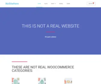 Nositehere.com(Just another demo site) Screenshot