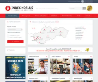 Noslus.sk(Pracovno-personálna spoločnosť Index Nosluš) Screenshot