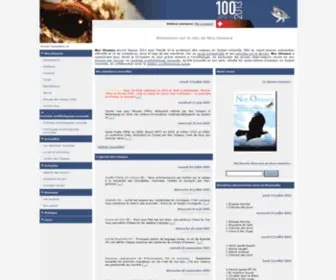 Nosoiseaux.ch(Le site de l'association Nos Oiseaux) Screenshot