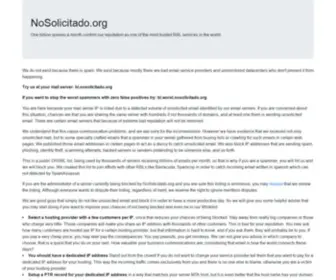 Nosolicitado.org(Nosolicitado) Screenshot