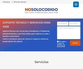 Nosolocodigo.com(Proyectos digitales y servicios web) Screenshot