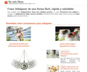 Nosolodieta.com(Adelgazar) Screenshot