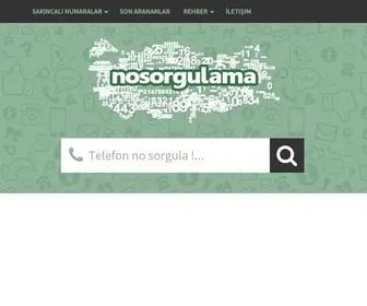 Nosorgulama.com(Bilinmeyen numara) Screenshot