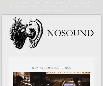 Nosound.net(Band's official website) Screenshot