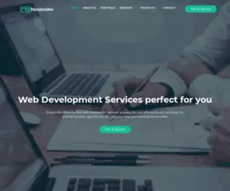 Nosprodev.com(Nosprodev Web Services) Screenshot