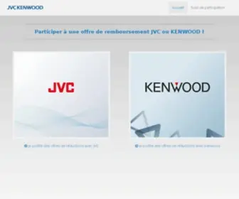 Nospromos-JVckenwood.com(Portail JVC Kenwood) Screenshot