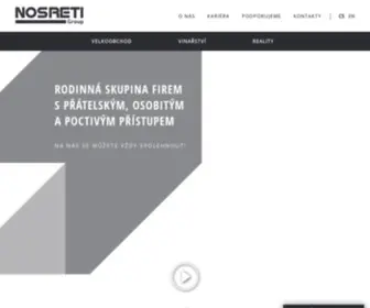 Nosreti.cz(NOSRETI Group) Screenshot