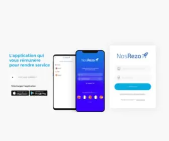 Nosrezo.com(L'application qui vous rémunère en rendant service) Screenshot