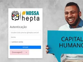 Nossahepta.com.br(Nossa Hepta) Screenshot