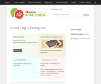 Nossalinguaportuguesa.com.br(RODRIGO BEZERRA) Screenshot