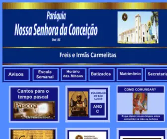 Nossamatriz.com.br(Paróquia) Screenshot