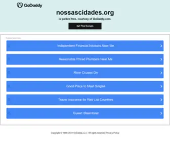 Nossascidades.org(Nossas Cidades) Screenshot