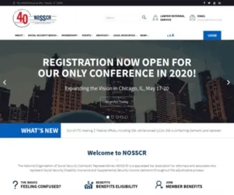 Nosscr.org(Home ~ NOSSCR) Screenshot