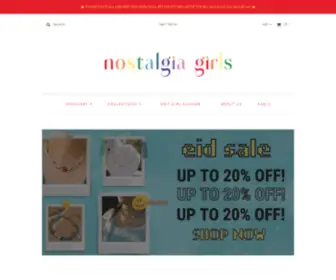 Nostalgiagirls.com(Nostalgia Girls) Screenshot