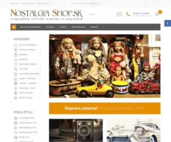 Nostalgiashop.sk(Bytové) Screenshot