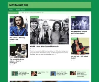 Nostalgic90S.com(Nostalgic 90s) Screenshot