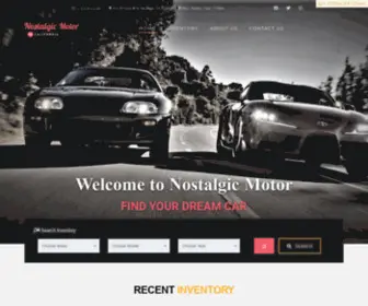 Nostalgicmotor.com(Nostalgic Motor) Screenshot